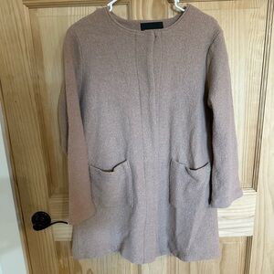 Tahari Beige Wool Coat